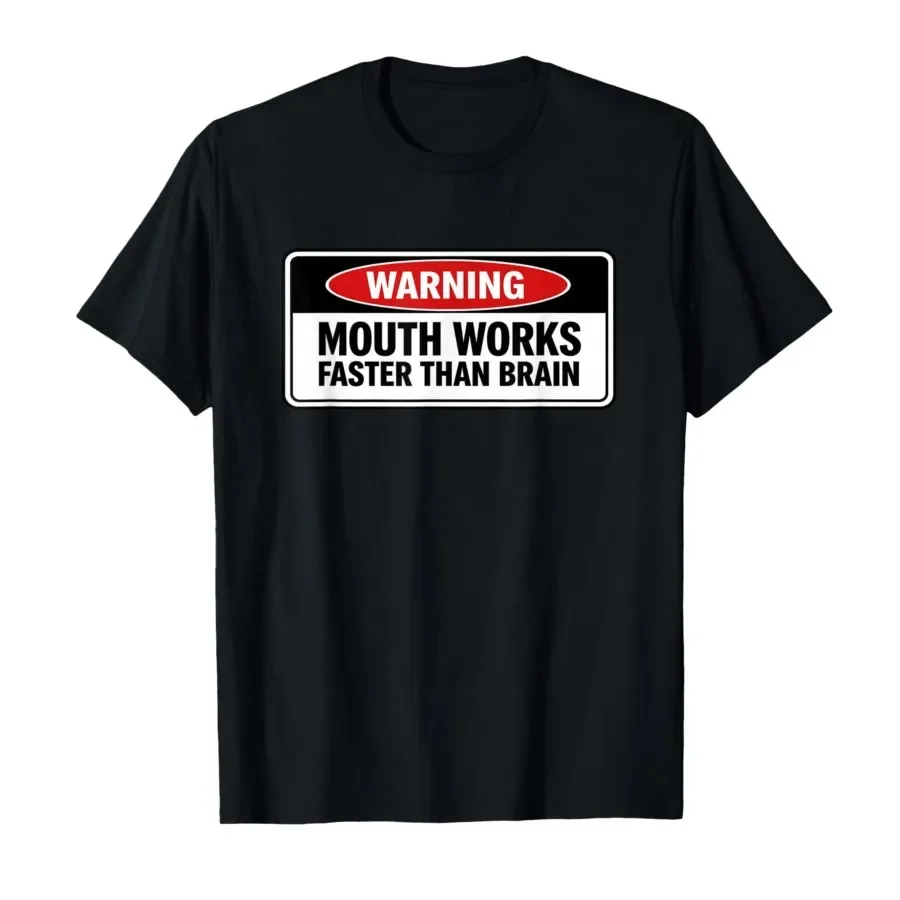 Mouth Works Faster Than Brain Funny Gen Z Yapping Meme Witty T-shirt For Men Women 100% Cotton T Shirts Short Sleeve Tops 0410-2
Mouth Works Faster Than Brain Funny Gen Z Yapping Meme Witty T-shirt For Men Women 100% Cotton T Shirts Short Sleeve Tops 0410-2