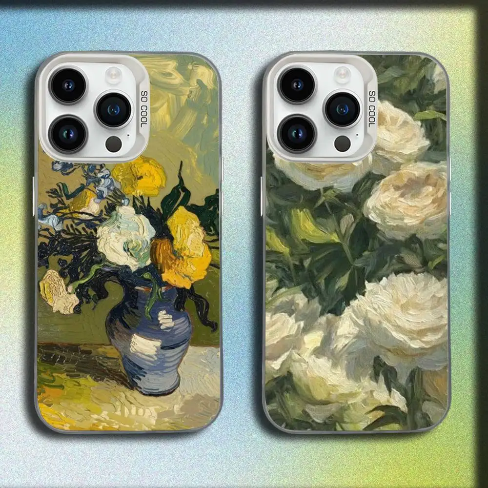 Oil painting art flowers Phone Case For iPhone 17,16,15,14,13,12,11,Pro,Max,Plus,E,SE4,Air,Mini White IMD Box 
Oil painting art flowers Phone Case For iPhone 17,16,15,14,13,12,11,Pro,Max,Plus,E,SE4,Air,Mini White IMD Box