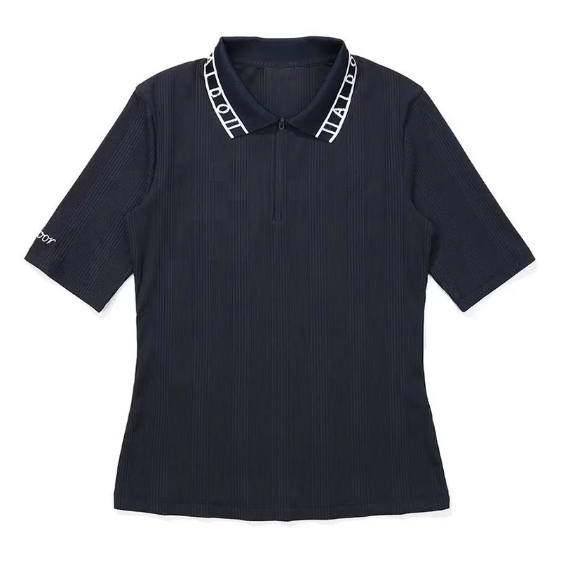 Summer New Product Women's Golf Outdoor Quick Drying Sweatshirt Elastic Slim Short Sleeve T-shirt Half Zipper Lapel Collar Top
Summer New Product Women's Golf Outdoor Quick Drying Sweatshirt Elastic Slim Short Sleeve T-shirt Half Zipper Lapel Collar Top