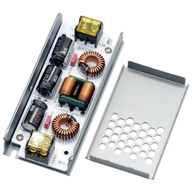 FEDI-DC LC Filter EMI Filter Low-Pass Electromagnetic Interference EMC Car Audio Switching Power Ripple Filter With Case 6A
FEDI-DC LC Filter EMI Filter Low-Pass Electromagnetic Interference EMC Car Audio Switching Power Ripple Filter With Case 6A