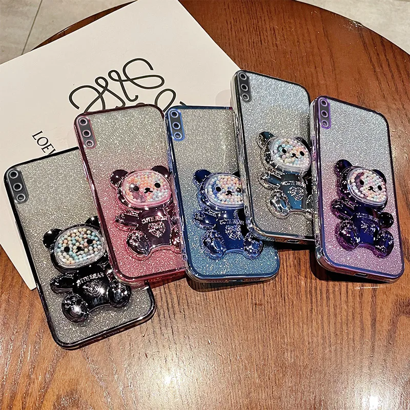 Luxury Gradient Glitter Plating Bear Cartoon Holder Soft Silicone Case For Samsung Galaxy A02 M02 A022 Back Cover A Galaxy02
Luxury Gradient Glitter Plating Bear Cartoon Holder Soft Silicone Case For Samsung Galaxy A02 M02 A022 Back Cover A Galaxy02