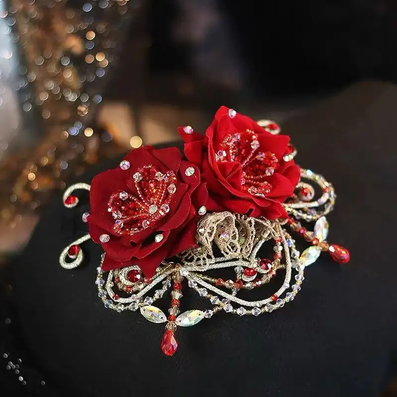 Newly launched handmade customized ballet headwear, suitable for competition performances such as Don Quixote and Paquita
Newly launched handmade customized ballet headwear, suitable for competition performances such as Don Quixote and Paquita