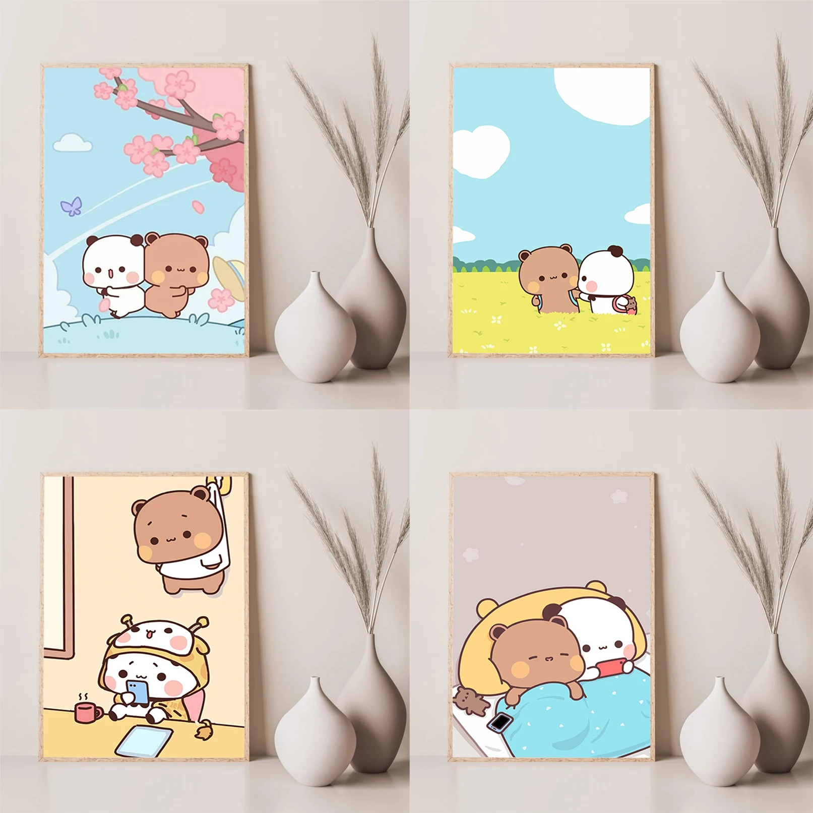 Cartoon Bubu-dudu Panda Poster Baby Room Decor Decorative Prints Wall Painting Home and Decoration Canvas Paintings for Bedroom
Cartoon Bubu-dudu Panda Poster Baby Room Decor Decorative Prints Wall Painting Home and Decoration Canvas Paintings for Bedroom