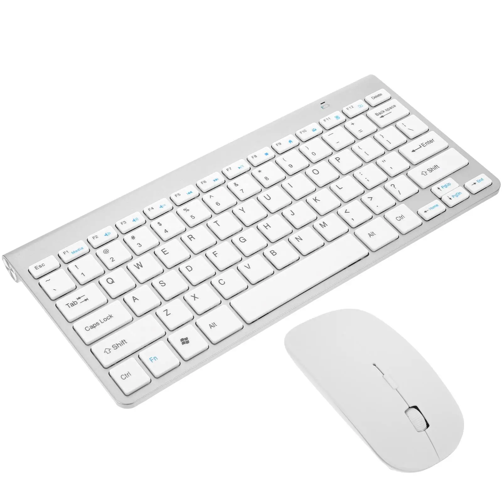 Wireless Keyboard Mouse Quiet Comfortable Typing USB Receiver Included Space Saving Layout Minimalist Style
Wireless Keyboard Mouse Quiet Comfortable Typing USB Receiver Included Space Saving Layout Minimalist Style