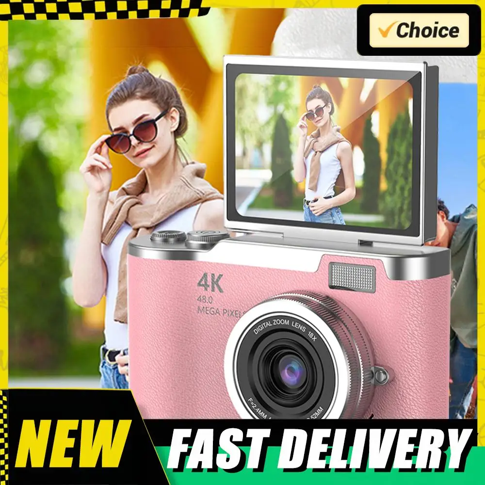 4K Digital Camera 48MP Compact Small Camera 8X Zoom Vlogging Camera 180 Flip Screen Vintage Camera for Teens Adult Beginner
4K Digital Camera 48MP Compact Small Camera 8X Zoom Vlogging Camera 180 Flip Screen Vintage Camera for Teens Adult Beginner