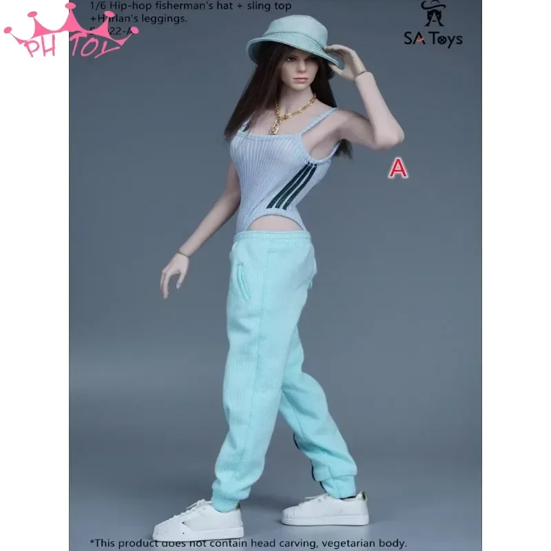 1/6 Female Casual Hip-hop Sports Suit Fisherman's Hat Sling Top Harlan Pants Model for 12" Figure Tbl Ph Body Doll Accessory
1/6 Female Casual Hip-hop Sports Suit Fisherman's Hat Sling Top Harlan Pants Model for 12" Figure Tbl Ph Body Doll Accessory