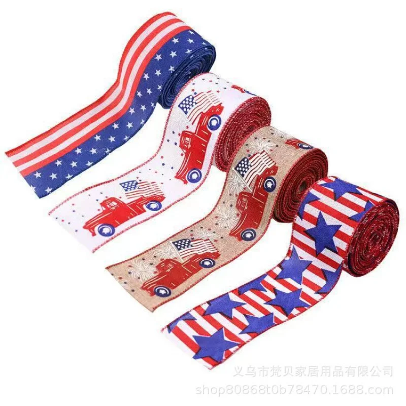 Creative New American Independence Day Decorative Ribbon Printed Color Ribbon Party Theme Background Decoration Ribbon
Creative New American Independence Day Decorative Ribbon Printed Color Ribbon Party Theme Background Decoration Ribbon