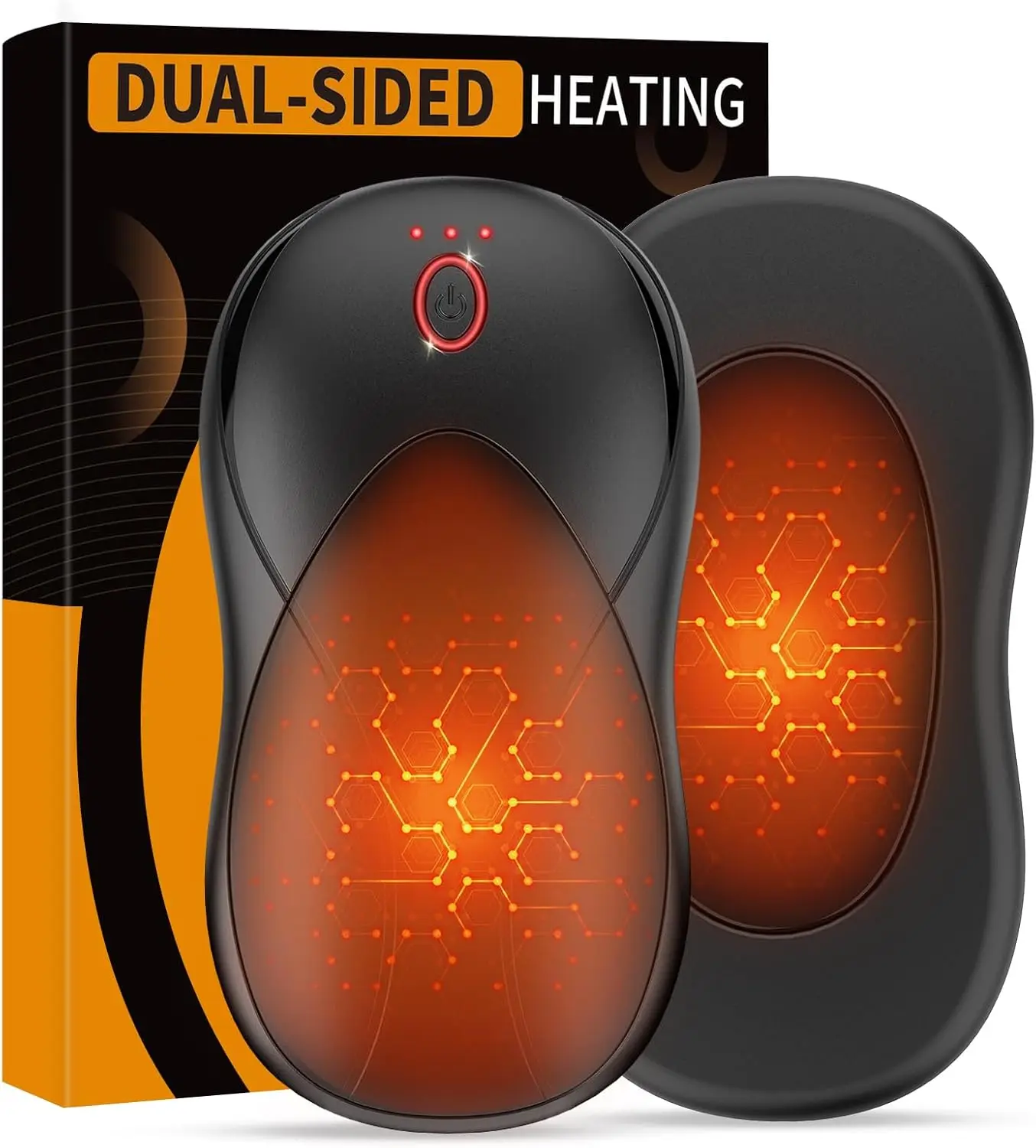 Rechargeable Hand Warmers 2-Pack, Dual-Side Heating, 3 Temp Settings, Portable Magnetic Pocket Warmers for Men & Women, Hunting,
Rechargeable Hand Warmers 2-Pack, Dual-Side Heating, 3 Temp Settings, Portable Magnetic Pocket Warmers for Men & Women, Hunting,