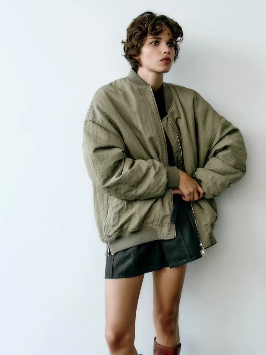 Bomber Jackets Womens Jacket Brown All-Season Corduroy Panelled Baggy Artistic British Style Commuting City Campus Female Badge
Bomber Jackets Womens Jacket Brown All-Season Corduroy Panelled Baggy Artistic British Style Commuting City Campus Female Badge