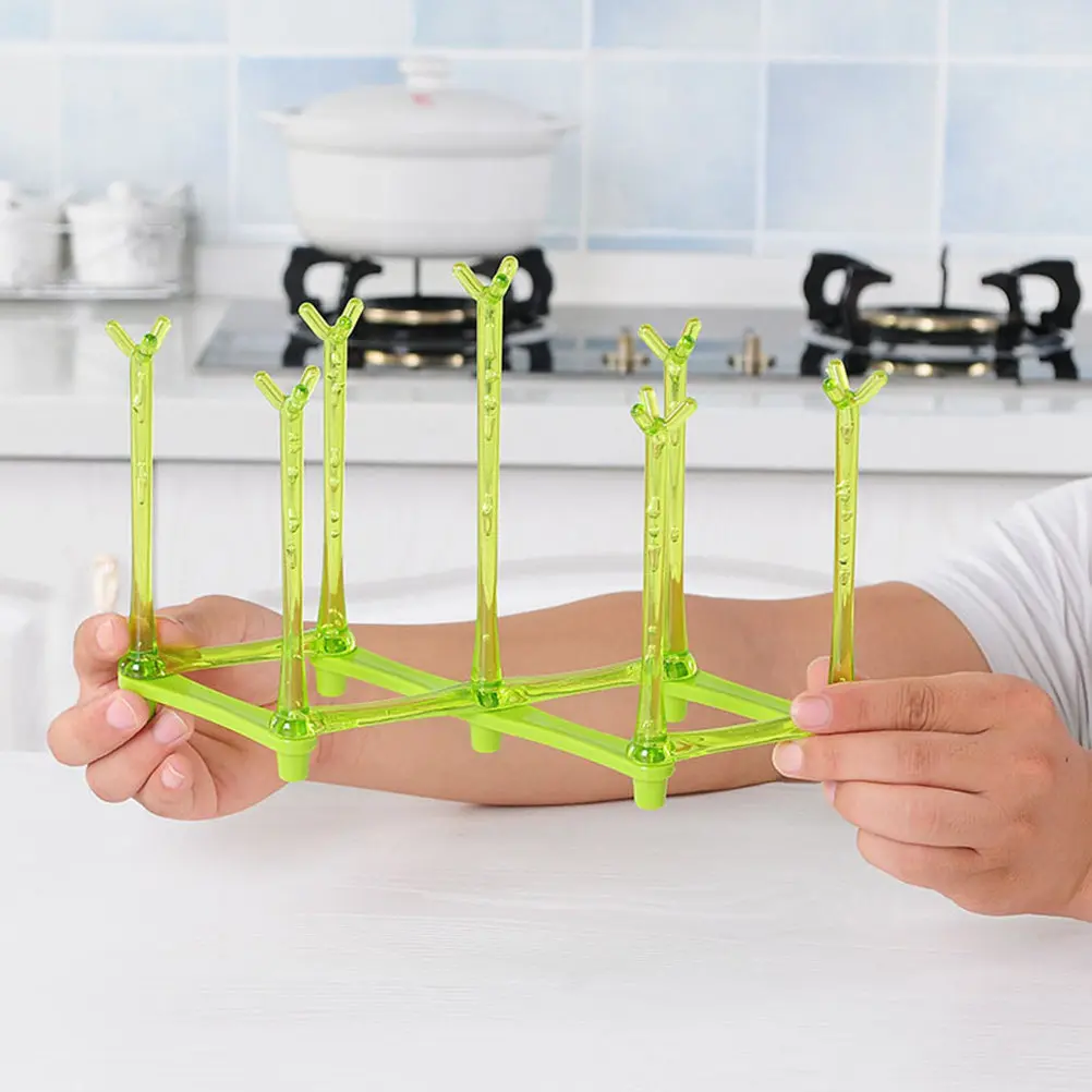 2pcs Collapsible Baby Bottle Drying Rack Drain Dryer Stand Large Capacity Cup Holder Kitchen Organizer Storage Rack
2pcs Collapsible Baby Bottle Drying Rack Drain Dryer Stand Large Capacity Cup Holder Kitchen Organizer Storage Rack