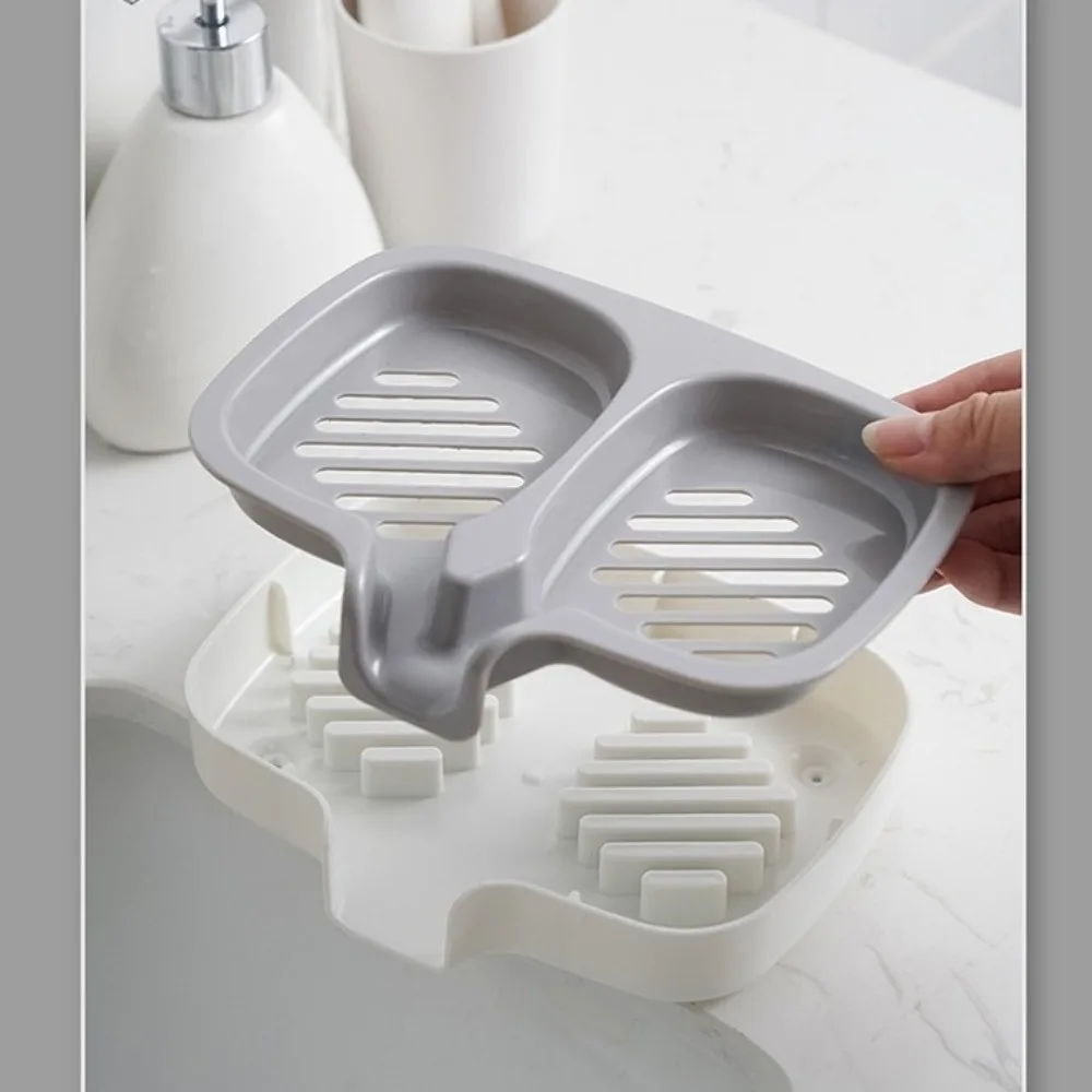 2 IN 1 Double-Layer Soap Dish Anti-Slip Easy To Clean Soap Container Ventilated No Drill Soap Tray Washing Table
2 IN 1 Double-Layer Soap Dish Anti-Slip Easy To Clean Soap Container Ventilated No Drill Soap Tray Washing Table