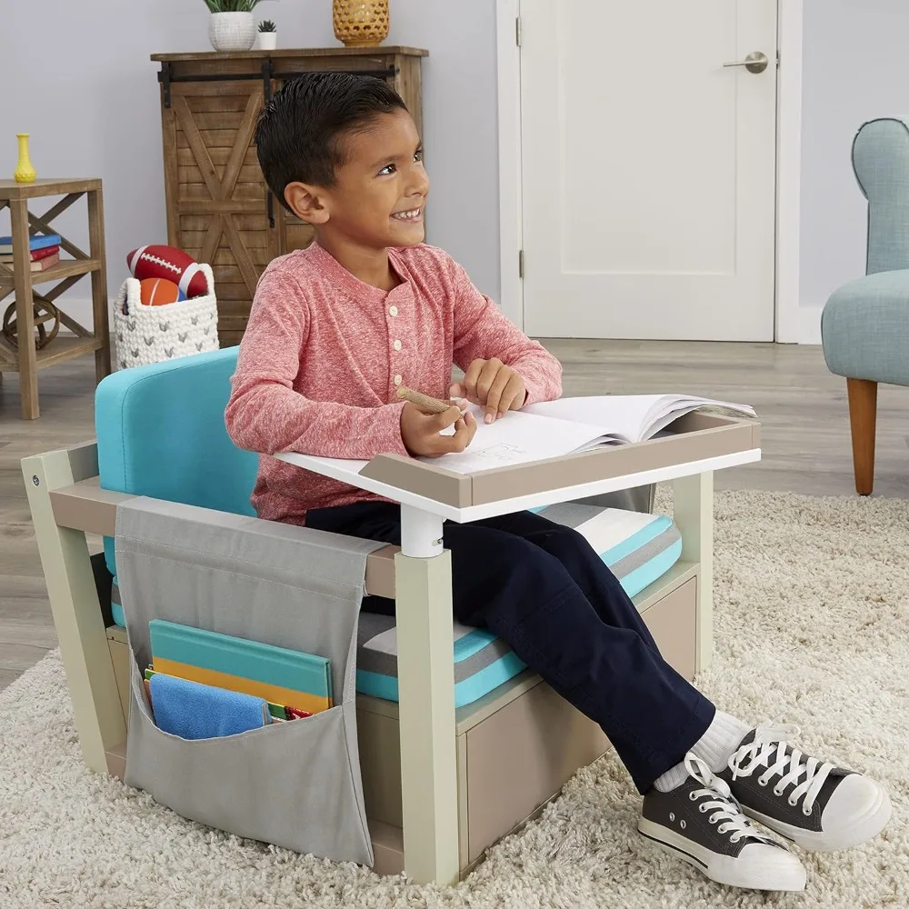 2-in-1 Fun & Study Swivel Real Wood Desk with Chair Set, Fabric Cushion, Study Desk with Storage, Modern Design
2-in-1 Fun & Study Swivel Real Wood Desk with Chair Set, Fabric Cushion, Study Desk with Storage, Modern Design
