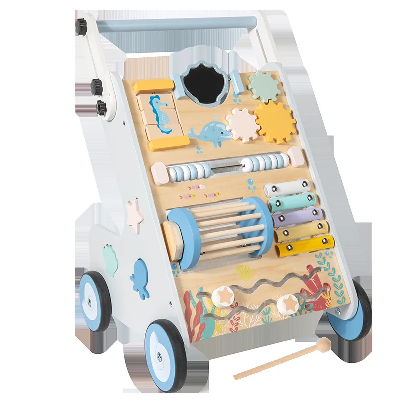 Wooden Baby Shopping Cart Walker with Piano Beads Gears Multifunctional Puzzle Pretend Play
Wooden Baby Shopping Cart Walker with Piano Beads Gears Multifunctional Puzzle Pretend Play