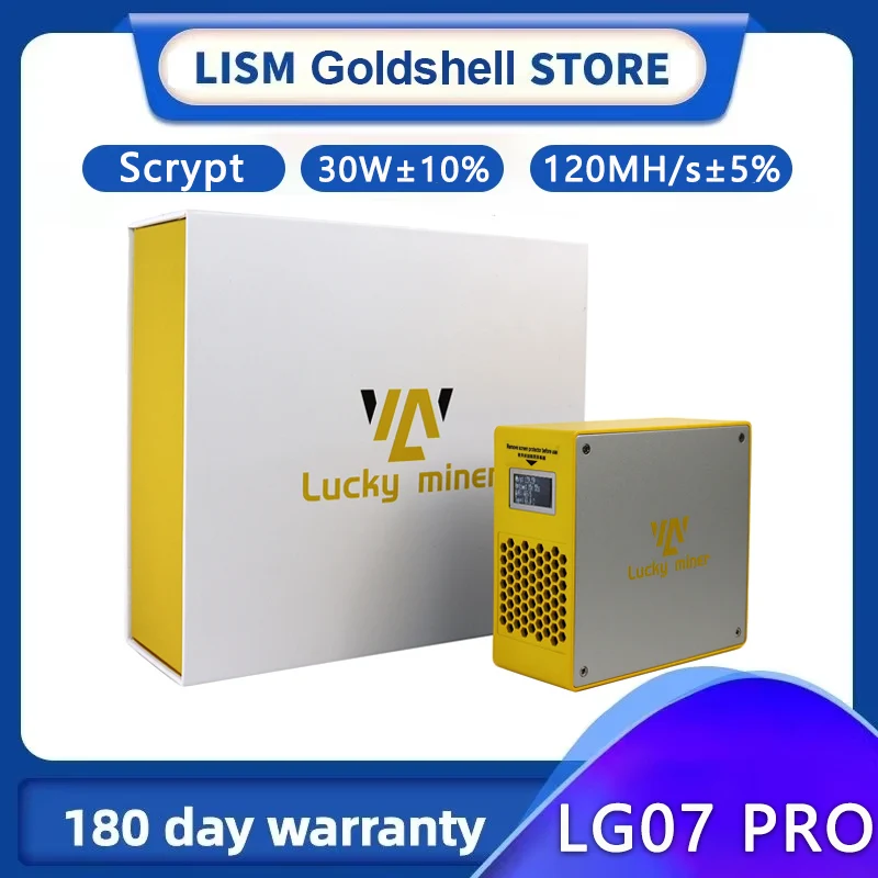 Новейший LuckyMiner LG07Pro 120MH/s LTC DOGE Miner 30W: бесшумная, энергоэффективная машина для криптовалютного майнинга Scrypt для дома (модель 2026 года)
Новейший LuckyMiner LG07Pro 120MH/s LTC DOGE Miner 30W: бесшумная, энергоэффективная машина для криптовалютного майнинга Scrypt для дома (модель 2026 года)