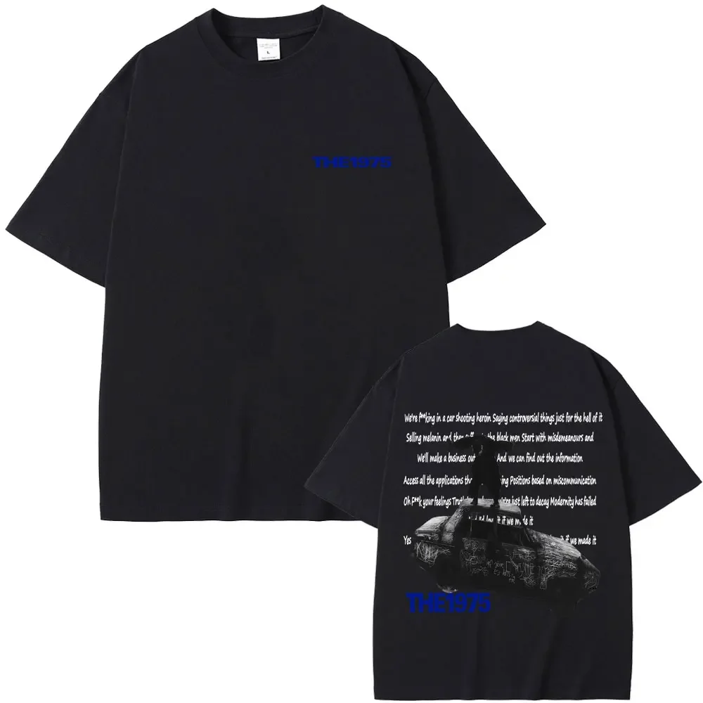 Summer men's alternative rock band 1975 printed 100% pure cotton fashionable casual short-sleeved T-shirt
Summer men's alternative rock band 1975 printed 100% pure cotton fashionable casual short-sleeved T-shirt