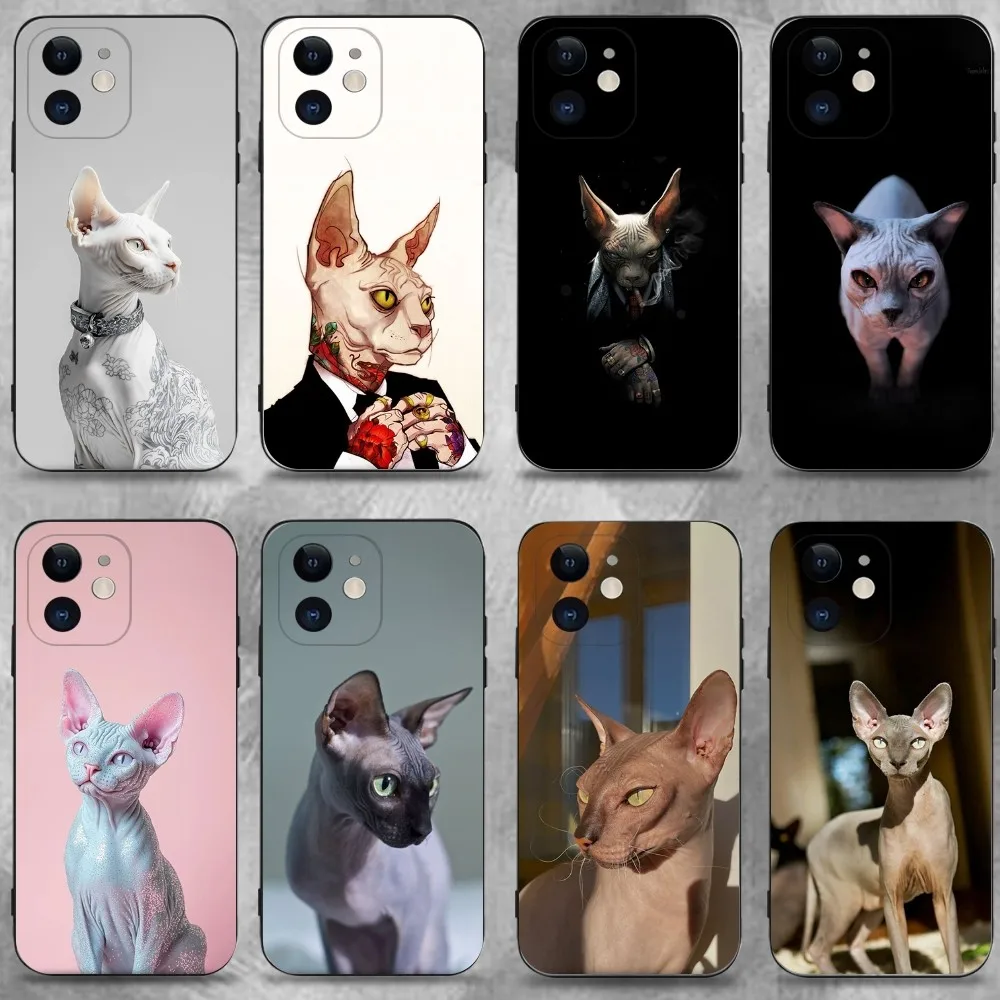 Sphynx Sphinx Cat Phone Case For iPhone 16,15,14,13,12,11 Plus,Pro Max,XS,X,XR,SE,Mini,8,7,Soft Silicone Black Cover
Sphynx Sphinx Cat Phone Case For iPhone 16,15,14,13,12,11 Plus,Pro Max,XS,X,XR,SE,Mini,8,7,Soft Silicone Black Cover