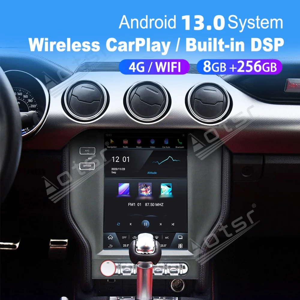 12.1 Inch 8 Core Qualcomm Android Car Multimedia Automotive Radio For Ford Mustang 2014~2021 GPS Navigation DSP WIFI Head Unit
12.1 Inch 8 Core Qualcomm Android Car Multimedia Automotive Radio For Ford Mustang 2014~2021 GPS Navigation DSP WIFI Head Unit