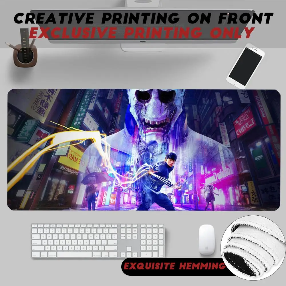 Popular action game Ghostwire Tokyo Mouse Pad Non-Slip Rubber Edge locking mousepads Game play mats for notebook PC computer
Popular action game Ghostwire Tokyo Mouse Pad Non-Slip Rubber Edge locking mousepads Game play mats for notebook PC computer
