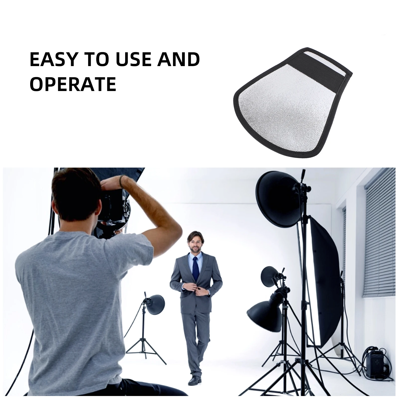 4pcs Camera Flash Reflector Light Diffuser Bounce Barrier for Studio Photography Softbox Outdoor Indoor Shoot
4pcs Camera Flash Reflector Light Diffuser Bounce Barrier for Studio Photography Softbox Outdoor Indoor Shoot