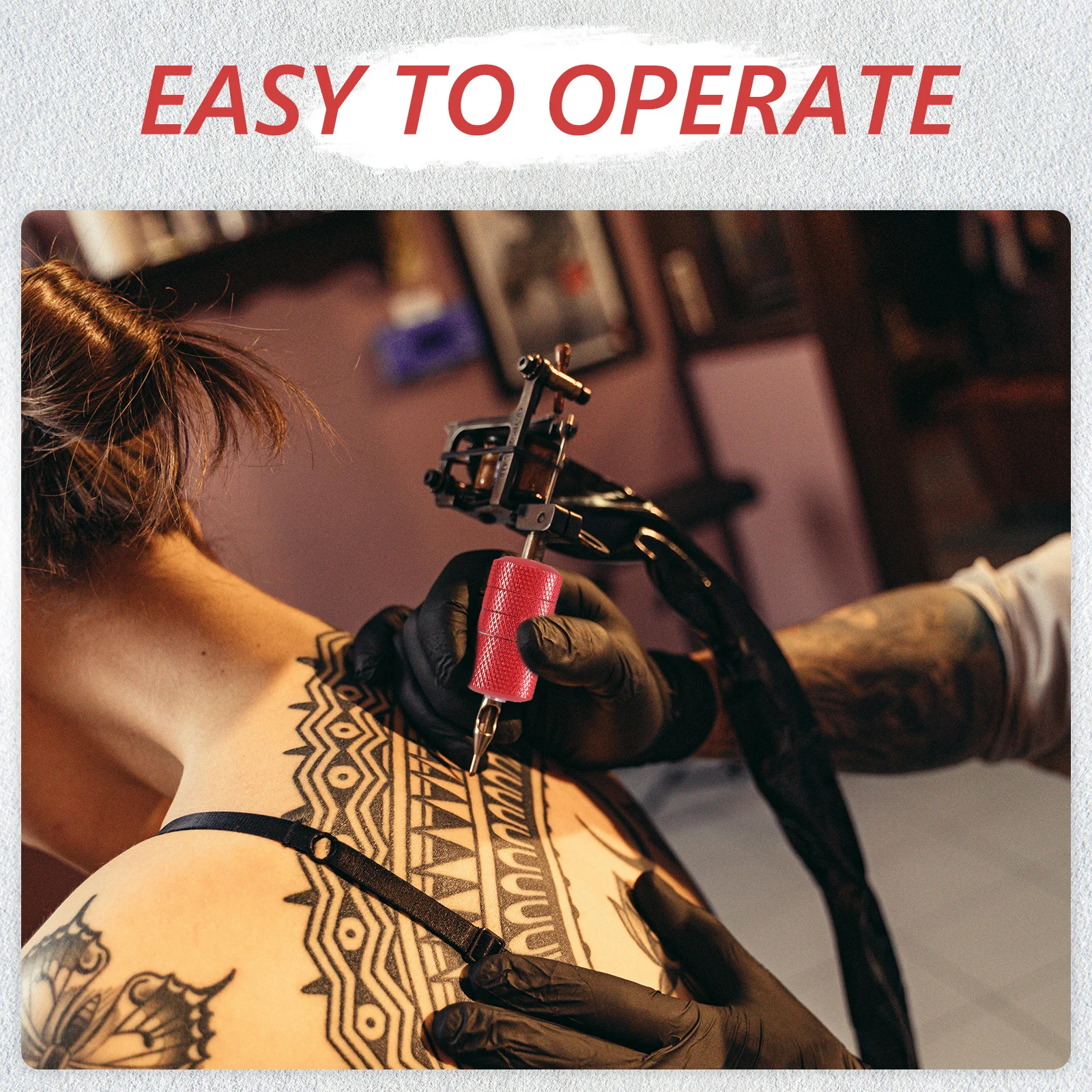 Легкая ручка для татуировки из алюминиевого сплава, сменная самоблокирующаяся ручка, нескользящая текстурированная для профессионального использования татуировок
Легкая ручка для татуировки из алюминиевого сплава, сменная самоблокирующаяся ручка, нескользящая текстурированная для профессионального использования татуировок