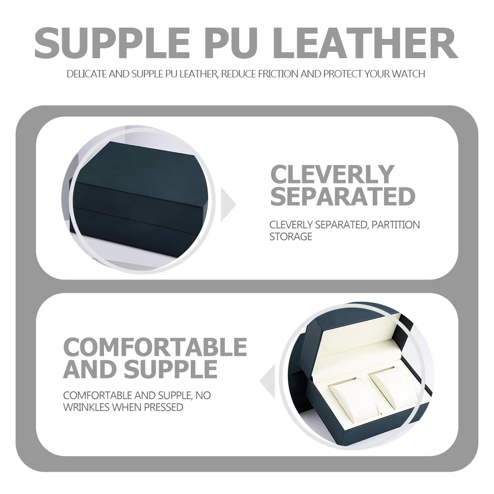 Couples Box Jewelry Storage Case PU Protective Container for Bracelets Display Advanced Watch Case Fashion Jewelry
Couples Box Jewelry Storage Case PU Protective Container for Bracelets Display Advanced Watch Case Fashion Jewelry