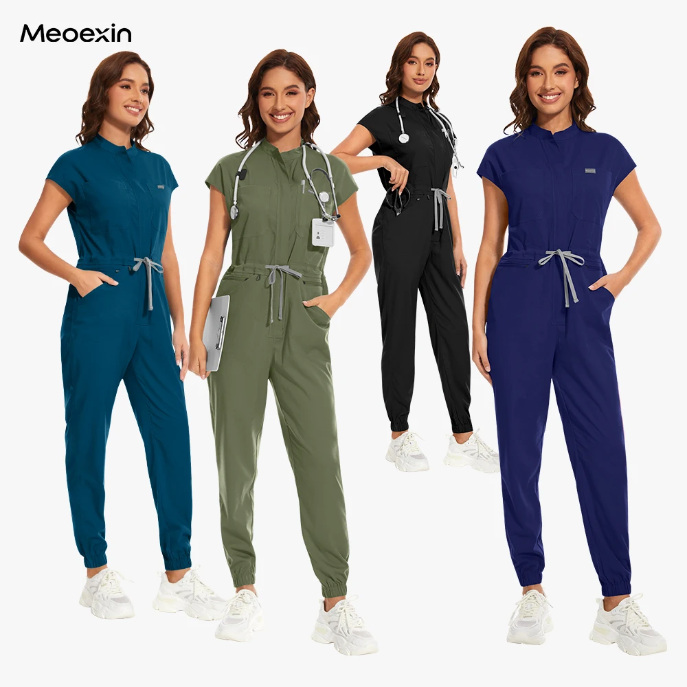 Jumpsuit Workwear Scrub Uniform Soft Nursing Hospital Uniform Stretch Scrubs Sets for Women High Quality Medical Scrub Wholesale
Jumpsuit Workwear Scrub Uniform Soft Nursing Hospital Uniform Stretch Scrubs Sets for Women High Quality Medical Scrub Wholesale