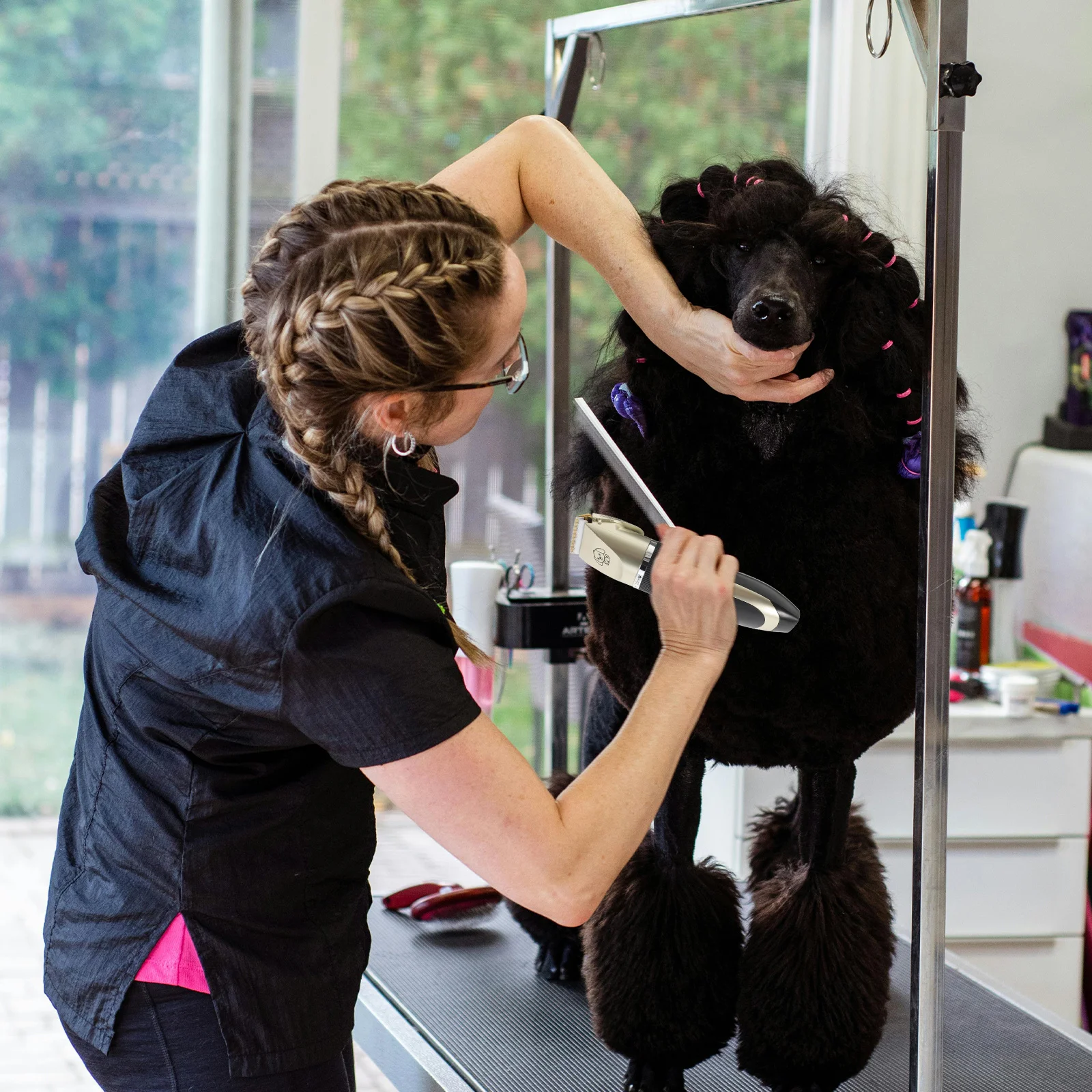 Pet Clipper Golden Set 1 USB Electrical Hair Trimming Tool Ceramic Head Safe Cutter for Dog Cat Pet Hair Trimmer
Pet Clipper Golden Set 1 USB Electrical Hair Trimming Tool Ceramic Head Safe Cutter for Dog Cat Pet Hair Trimmer