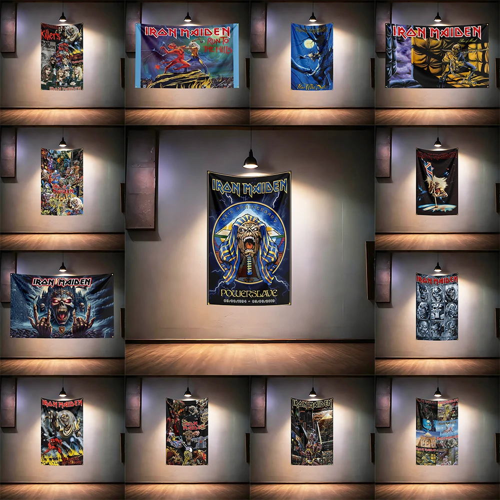 Rock Music Flag 3x5ft for Iron Maiden Fans Banner HD Print Brass Grommet Garage Bedroom Living Room Dorm Wall Decor Tapestry
Rock Music Flag 3x5ft for Iron Maiden Fans Banner HD Print Brass Grommet Garage Bedroom Living Room Dorm Wall Decor Tapestry