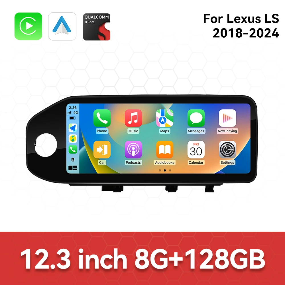 Android Auto 12,3-дюймовый автомобильный GPS-навигатор для Lexus LS 2018-2024 HD-экран Мультимедийный плеер Авто стерео головное устройство Автомобильное радио
Android Auto 12,3-дюймовый автомобильный GPS-навигатор для Lexus LS 2018-2024 HD-экран Мультимедийный плеер Авто стерео головное устройство Автомобильное радио