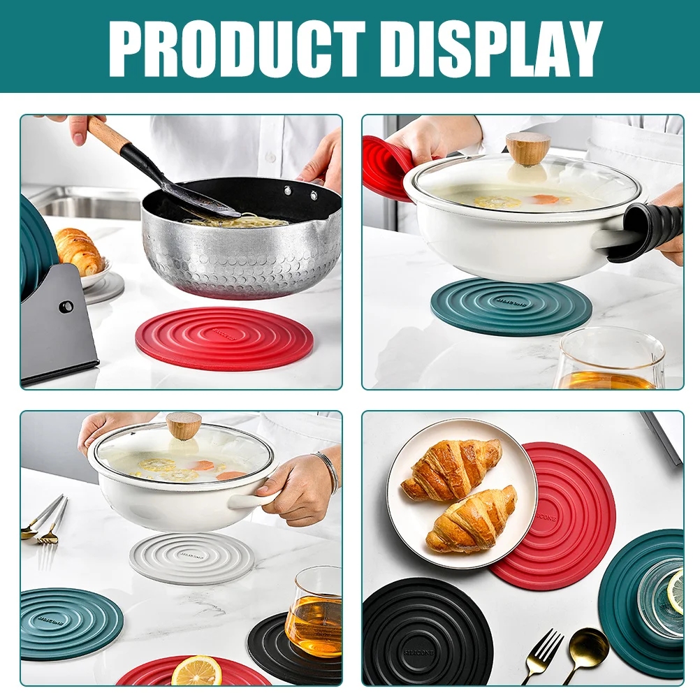 4pcs Silicone Coaster Set Anti-Slip Heat Resistant Cup Mats Bowl Pads For Dining Table Kitchen Desk Drink Coasters Round Bottle
4pcs Silicone Coaster Set Anti-Slip Heat Resistant Cup Mats Bowl Pads For Dining Table Kitchen Desk Drink Coasters Round Bottle