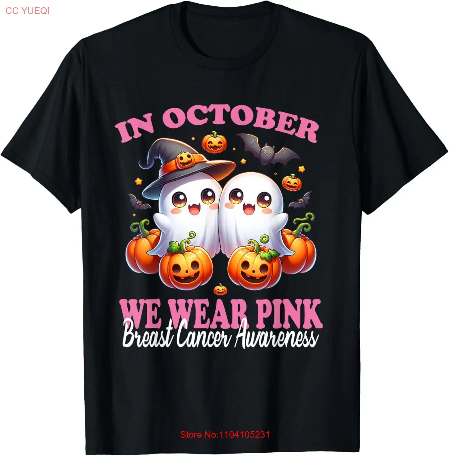 РАСПРОДАЖА в октябре We We Wear Pink Ghost Witch Футболка с информацией о раке молочной железы S-5XL
РАСПРОДАЖА в октябре We We Wear Pink Ghost Witch Футболка с информацией о раке молочной железы S-5XL
