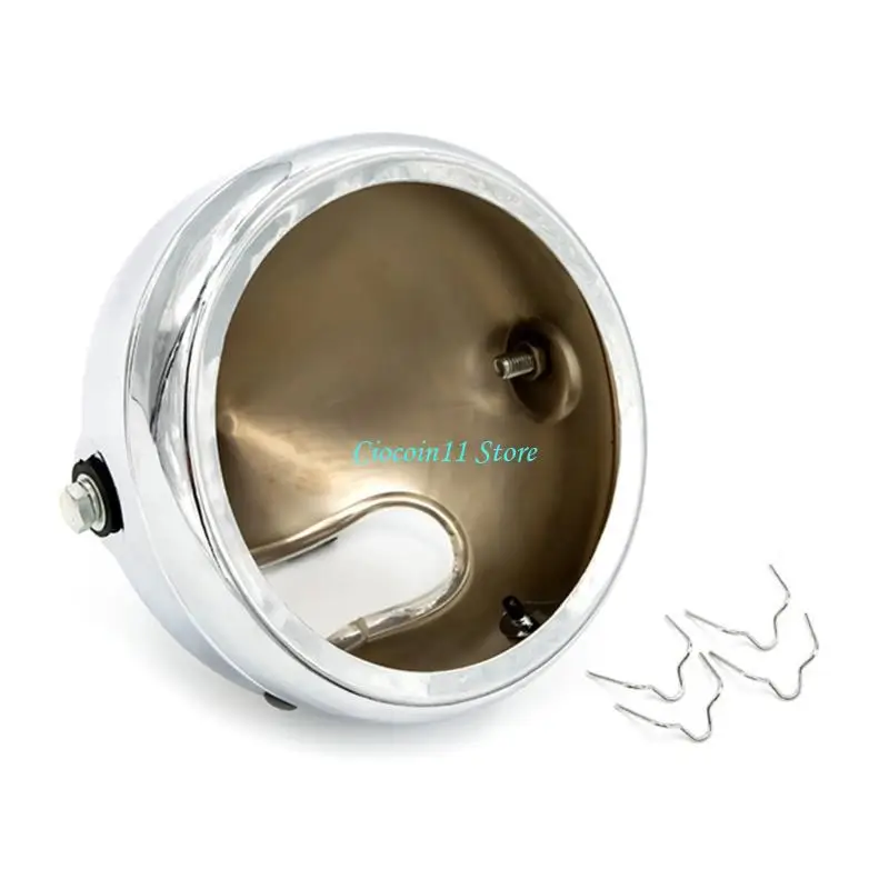 Y1UB 5.75'' Motorcycle Headlight Chrome Housing Headlamp Light Bulb Bucket
Y1UB 5.75'' Motorcycle Headlight Chrome Housing Headlamp Light Bulb Bucket