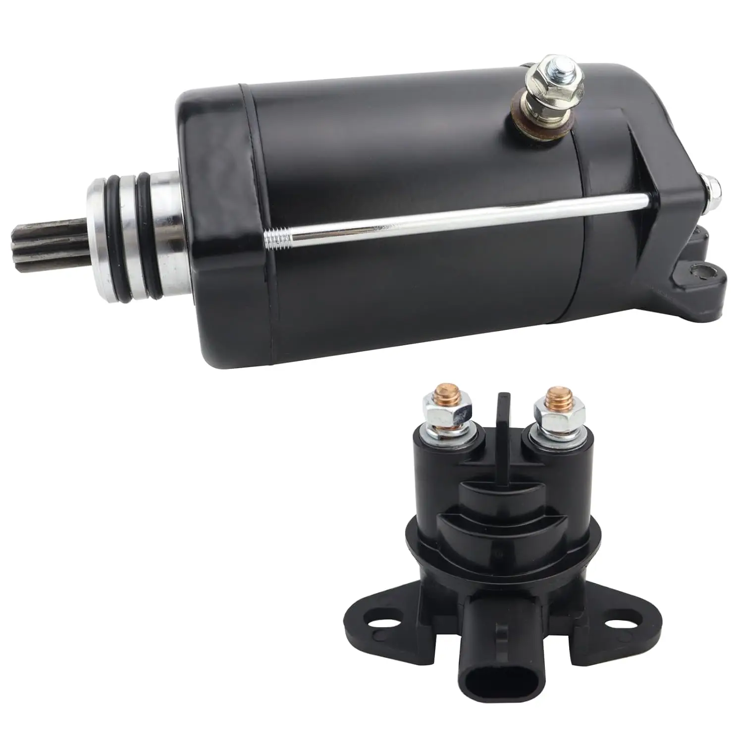 Starter & Relay for Sea-doo 951CC GTX DI 00-03, GTX GSX LTD XP DI XP RX X,RX DI LRV DILRV, Sportster 00-06, 278-000-987
Starter & Relay for Sea-doo 951CC GTX DI 00-03, GTX GSX LTD XP DI XP RX X,RX DI LRV DILRV, Sportster 00-06, 278-000-987