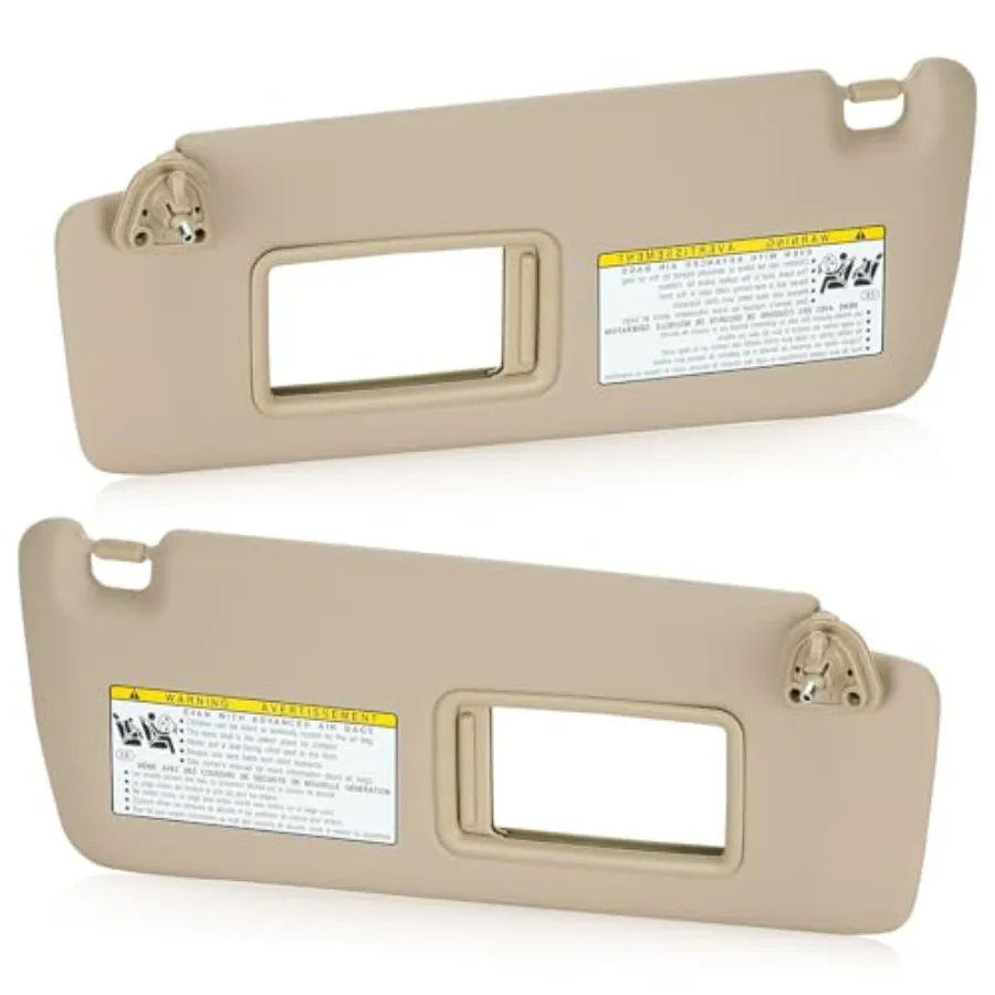 2Pcs Driver and Passenger Sun Visor Without Light Fit for Toyota Highlander 2004 2005 2006 2007 Replace for 74320-48260-A0
2Pcs Driver and Passenger Sun Visor Without Light Fit for Toyota Highlander 2004 2005 2006 2007 Replace for 74320-48260-A0