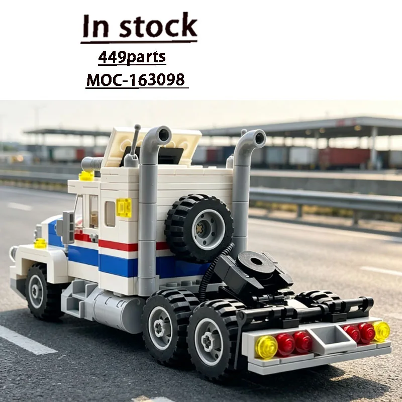 MOC-163098 City New Model Cargo Semi-Trailer Truck Building Blocks 449 Parts MOC Creative Birthday, Christmas, New Year Toy Gift
MOC-163098 City New Model Cargo Semi-Trailer Truck Building Blocks 449 Parts MOC Creative Birthday, Christmas, New Year Toy Gift