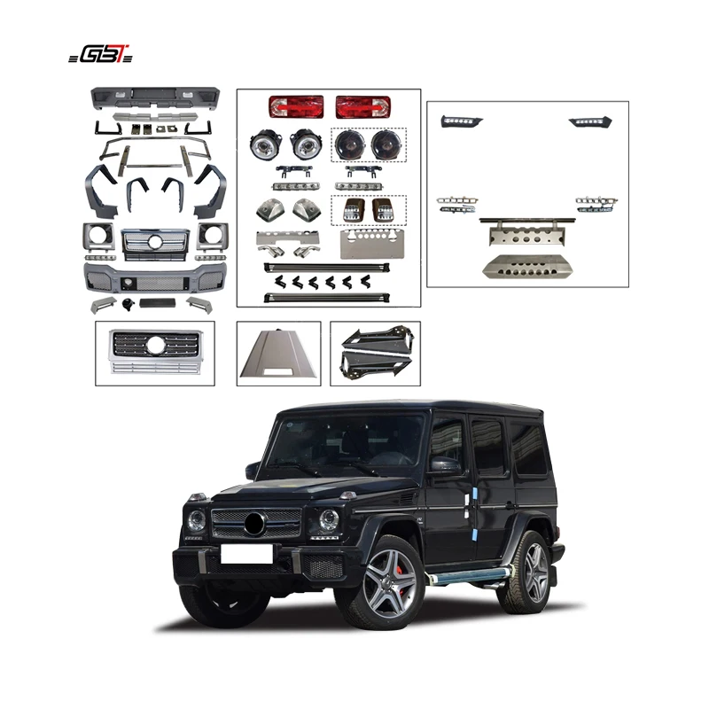 ZAIQU Factory Mercedes G500 Upgrade to G65 W463 Bodykit Exterior Bumper Parts for 1991-2017 Mercedes Benz G Class W463 Model
ZAIQU Factory Mercedes G500 Upgrade to G65 W463 Bodykit Exterior Bumper Parts for 1991-2017 Mercedes Benz G Class W463 Model