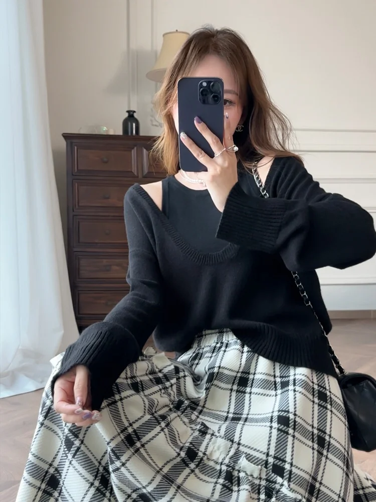 Комплект: вязаный жилет и свитер с длинным рукавом, U-образный вырез, полиэстер, стандартный крой, для повседневной носки
Комплект: вязаный жилет и свитер с длинным рукавом, U-образный вырез, полиэстер, стандартный крой, для повседневной носки