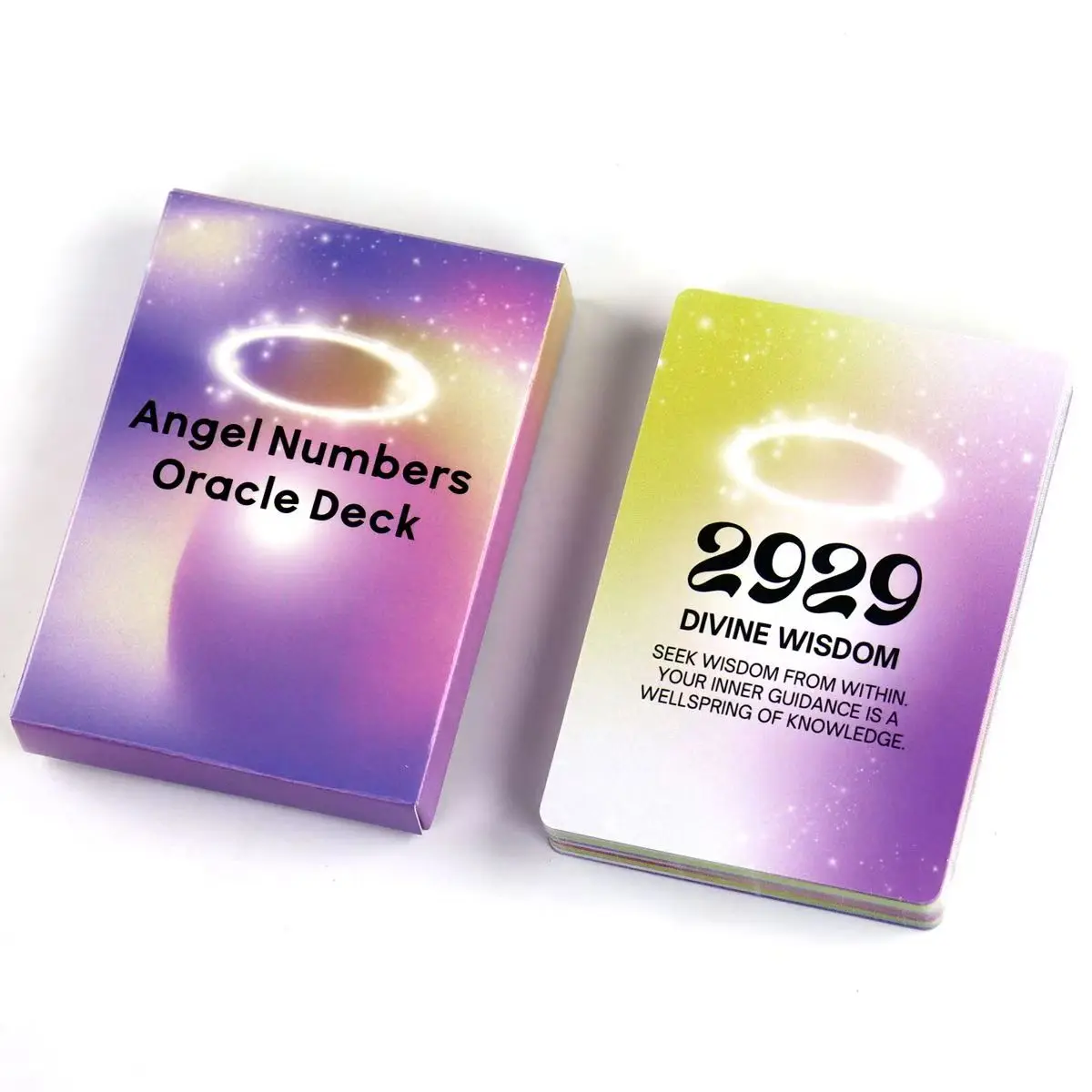 Angel Numbers Oracle Deck 10.4*7.3cm To Receive Divine Guidance 40 Pcs Numerology Cards
Angel Numbers Oracle Deck 10.4*7.3cm To Receive Divine Guidance 40 Pcs Numerology Cards