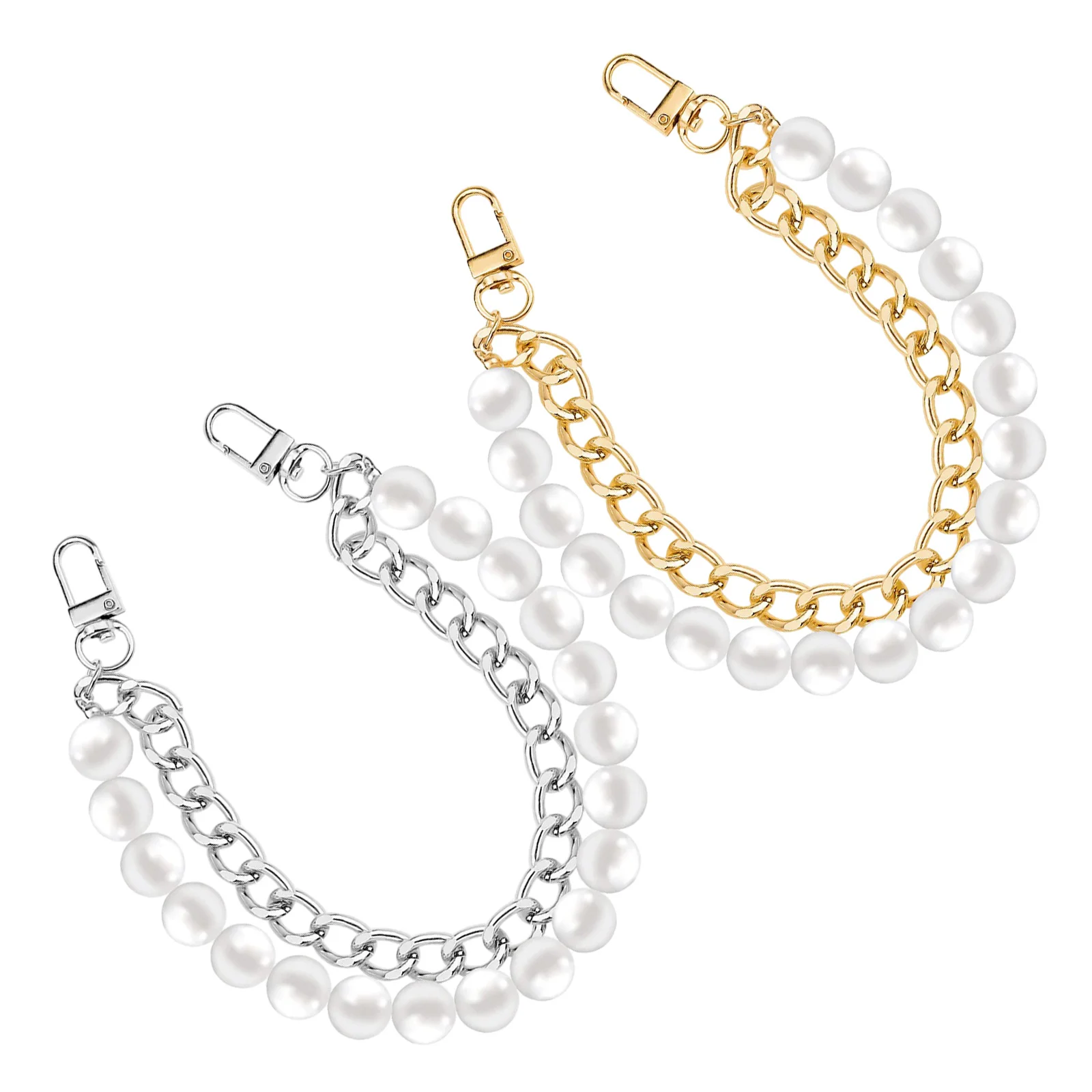 2Pcs Decorative Chain for Women's Bag Faux Pearl Purse Extender Replacement Strap Purse Accessories Chain Wallet Making Supplies
2Pcs Decorative Chain for Women's Bag Faux Pearl Purse Extender Replacement Strap Purse Accessories Chain Wallet Making Supplies