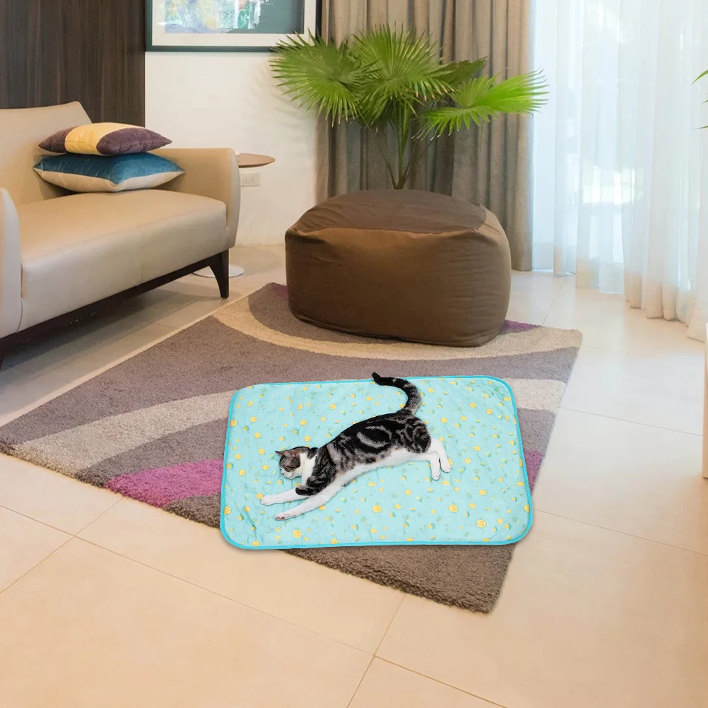 Pet Cooling Mat Ice Silk Blanket Washable Pad Summer Seat Lightweight Portable Easy Clean Breathable Soft Dry Puppy Cat
Pet Cooling Mat Ice Silk Blanket Washable Pad Summer Seat Lightweight Portable Easy Clean Breathable Soft Dry Puppy Cat