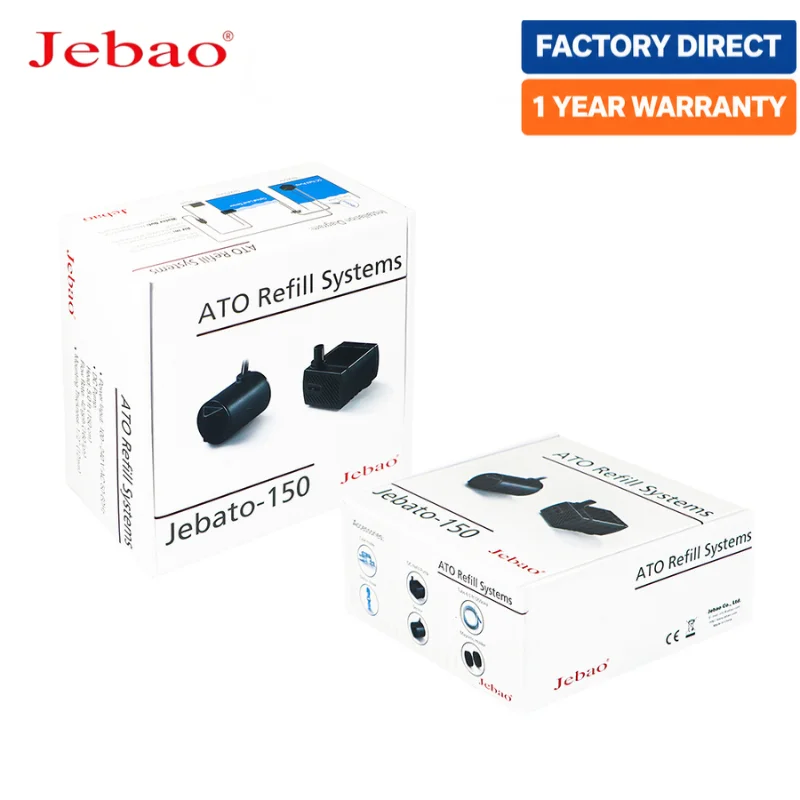 Jebao Jecod Jebato-150 Aquarium ATO Refill Systems Fish Tank Freshwater Marine Water Automatic Replenisher Pump Circulation
Jebao Jecod Jebato-150 Aquarium ATO Refill Systems Fish Tank Freshwater Marine Water Automatic Replenisher Pump Circulation