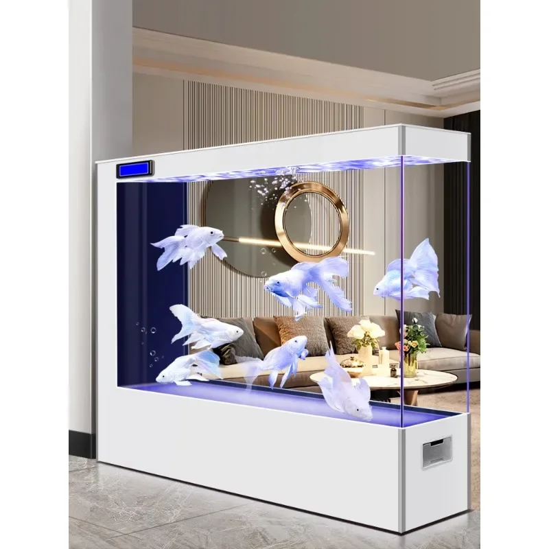 Living Room Small Ultra-White Glass Partition Screens Filter Loop Rectangular Fish Globe
Living Room Small Ultra-White Glass Partition Screens Filter Loop Rectangular Fish Globe