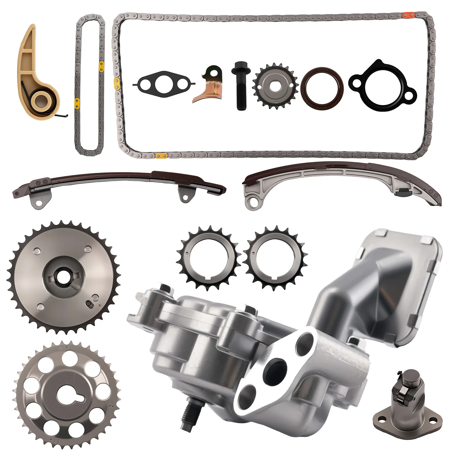 Timing Chain Kit for Toyota RAV4 2.0L 2001-2003 w/ Oil Pump 1AZFE Engine
Timing Chain Kit for Toyota RAV4 2.0L 2001-2003 w/ Oil Pump 1AZFE Engine