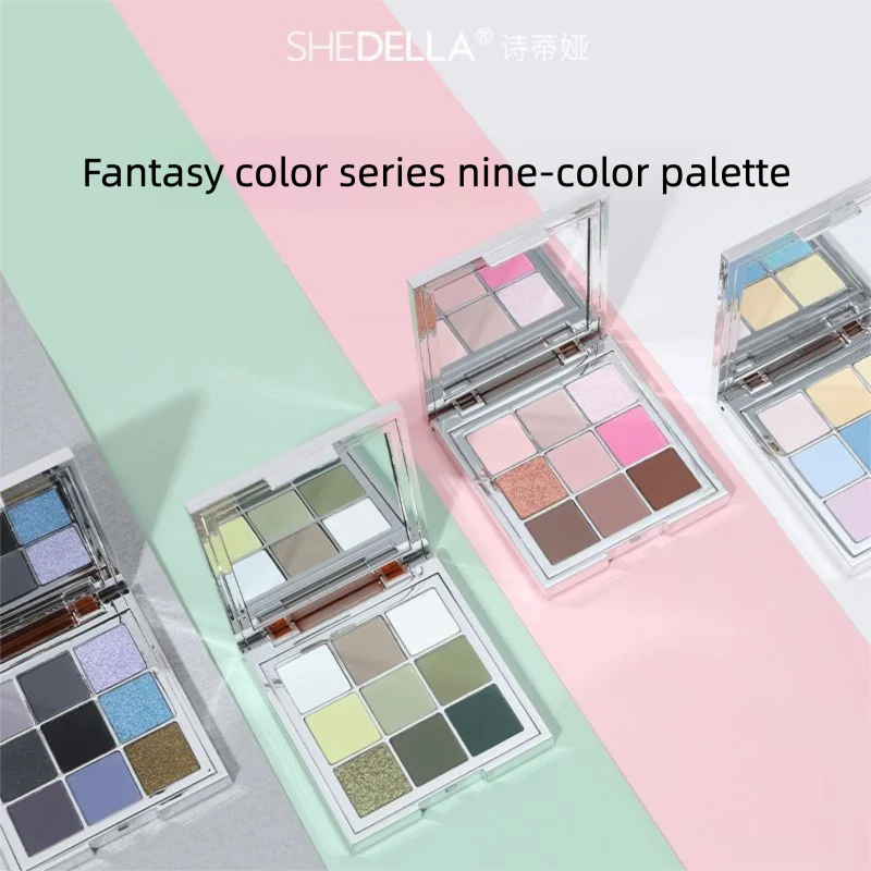 Shedella Dreamy Nine-color Spring/summer Daily Color Eyeshadow Palette For Students, Light Date Makeup, Matte Finish
Shedella Dreamy Nine-color Spring/summer Daily Color Eyeshadow Palette For Students, Light Date Makeup, Matte Finish