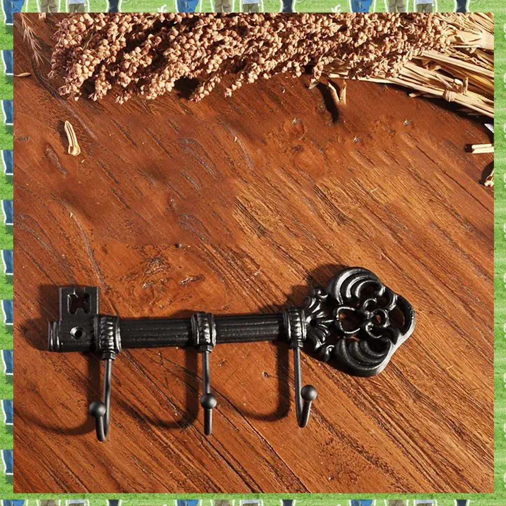 FTS винтажный держатель для ключей, три крючка, настенная черная железная вешалка для одежды, настенная вешалка для пальто, кошельки, вешалка для дома
FTS винтажный держатель для ключей, три крючка, настенная черная железная вешалка для одежды, настенная вешалка для пальто, кошельки, вешалка для дома