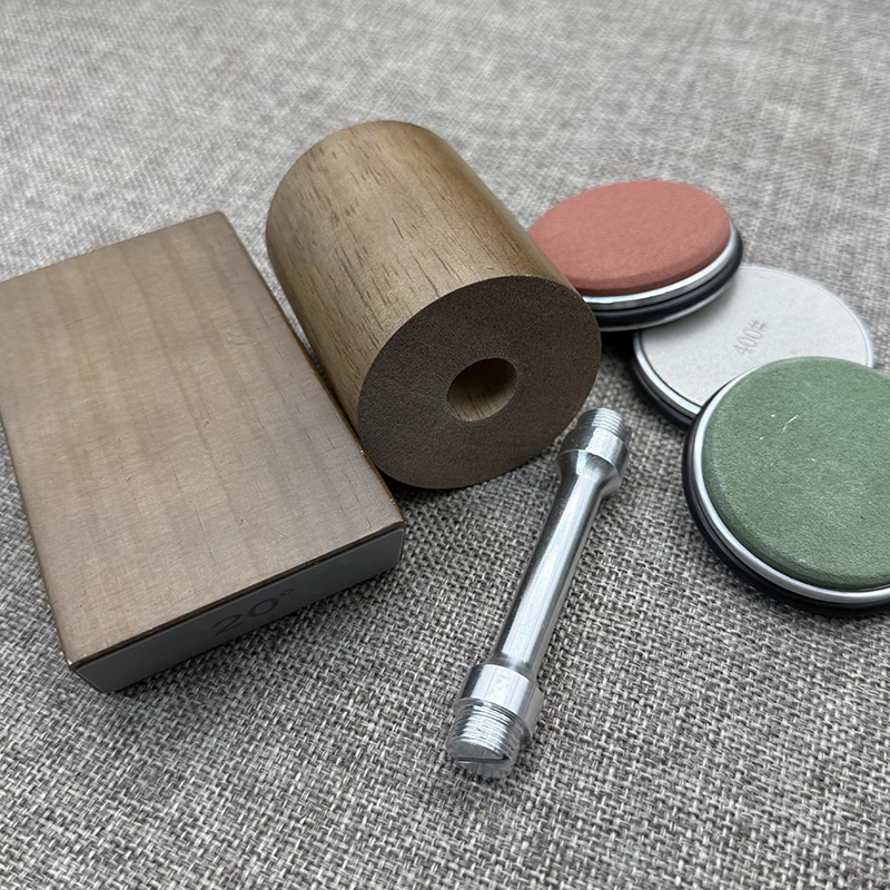 2-angle 15/20° Wooden Rolling Knife Sharpener Compact with Magnet | Fast & Portable | Diamond/Whetstone/Agate Stone low price
2-angle 15/20° Wooden Rolling Knife Sharpener Compact with Magnet | Fast & Portable | Diamond/Whetstone/Agate Stone low price