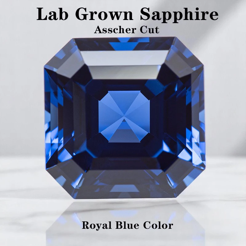 Lab Grown Sapphire Square Asscher Cut Royal Blue Color VVS1 Charms DIY for Jewelry Making Material Selectable AGL Certificate
Lab Grown Sapphire Square Asscher Cut Royal Blue Color VVS1 Charms DIY for Jewelry Making Material Selectable AGL Certificate