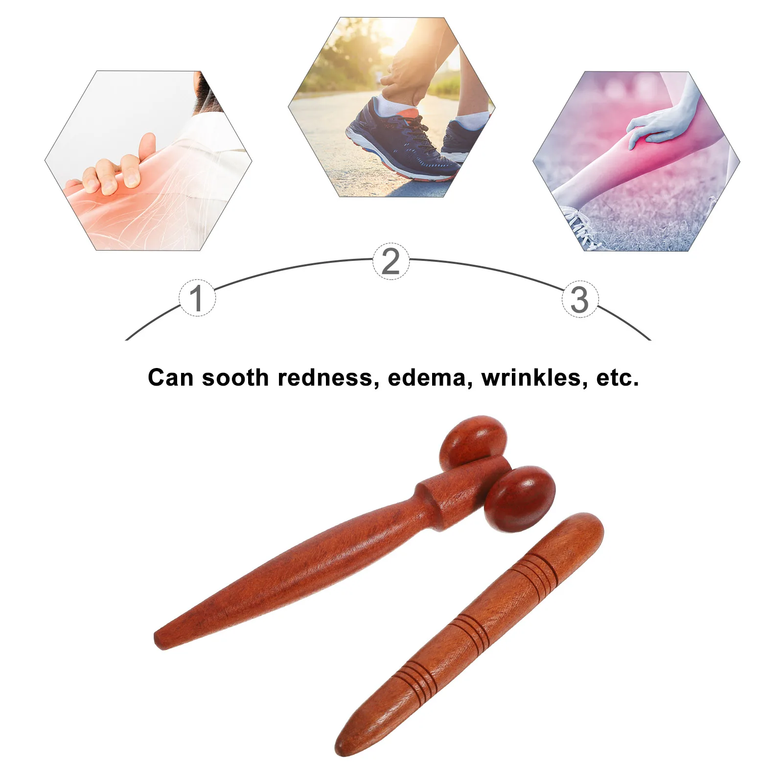 2pcs Wooden Board Tools Acupressure Stick Roller Wooden Massage Stick for Face Foot Body Meridian Massager Portable Spa
2pcs Wooden Board Tools Acupressure Stick Roller Wooden Massage Stick for Face Foot Body Meridian Massager Portable Spa