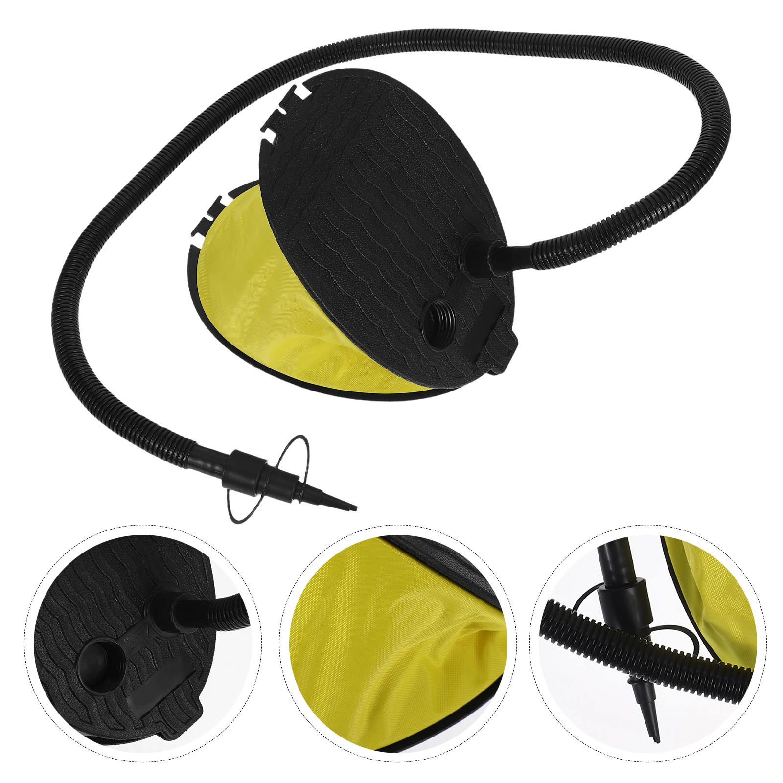 for Inflatable Kayak Mattress Boat Foot Air Pump Manual Pedal Blower Collapsible Portable Lightweight with 3 Valves Adapters
for Inflatable Kayak Mattress Boat Foot Air Pump Manual Pedal Blower Collapsible Portable Lightweight with 3 Valves Adapters