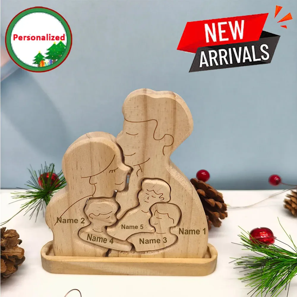 2024 Personalized Christmas Family Puzzle Wooden Custom Family Baby Name Puzzle Thoughtful Keepsake Gift For Holiday Home Decor
2024 Personalized Christmas Family Puzzle Wooden Custom Family Baby Name Puzzle Thoughtful Keepsake Gift For Holiday Home Decor